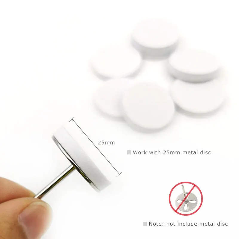HYTOOS 버핑 디스크 연마 샌딩 페이퍼, 금속 디스크 없음, 전기 네일 드릴 비트, 기계 드릴 액세서리, 25mm