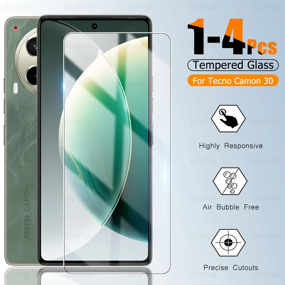 HD Tempered Glass Screen Protector - Premium Protective Film for Smartphones (1-4 Pack)