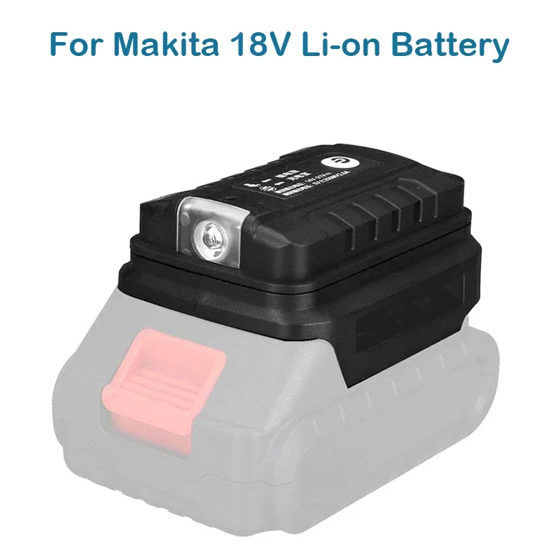 Portable LED Light with Dual USB Li-ion Battery Adapter