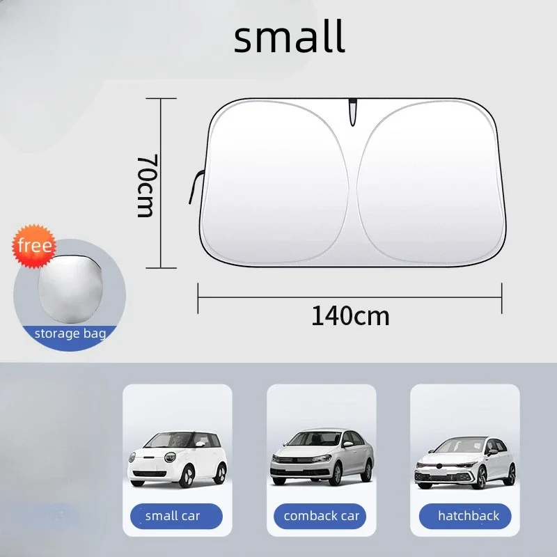 140x70cm Car Front Window Sunshade Cover Sun Shade Windshield Visor Windscreen Folding Auto UV Protection Styling Accessories car sunshade windshield sunshade windshield sun shade