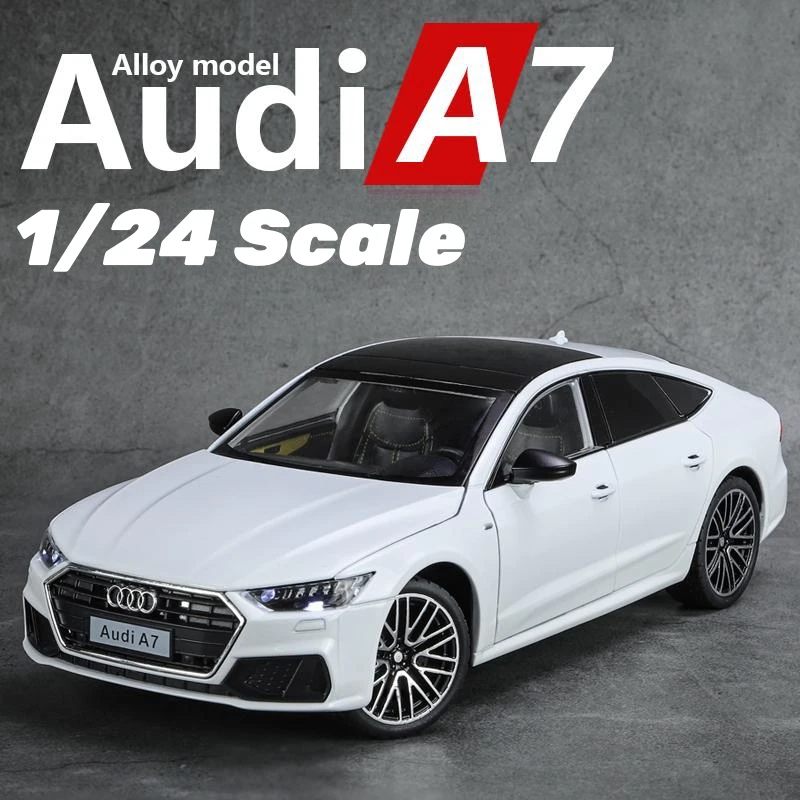 1/24 Audi A7 Toy Car Model Diecast Alloy Vehicle Miniature