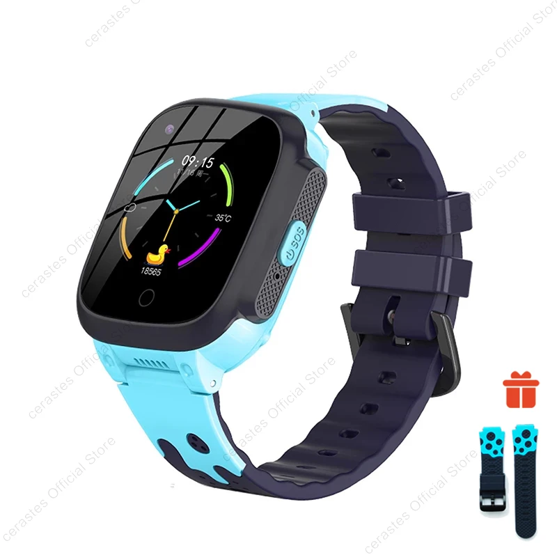 Smart Watch Kids 4G gps WIFI Tracking Video Call Waterproof Thermometer SmartWatch Tracker Boy Girl Student Phone Clock LT25 