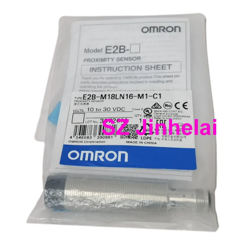 

Authentic Original Omron 10-30VDC Proximity Switch Sensor E2B-M18LN16-M1-B1 E2B-M18LN16-M1-C1 E2B-M18LS08-M1-B1