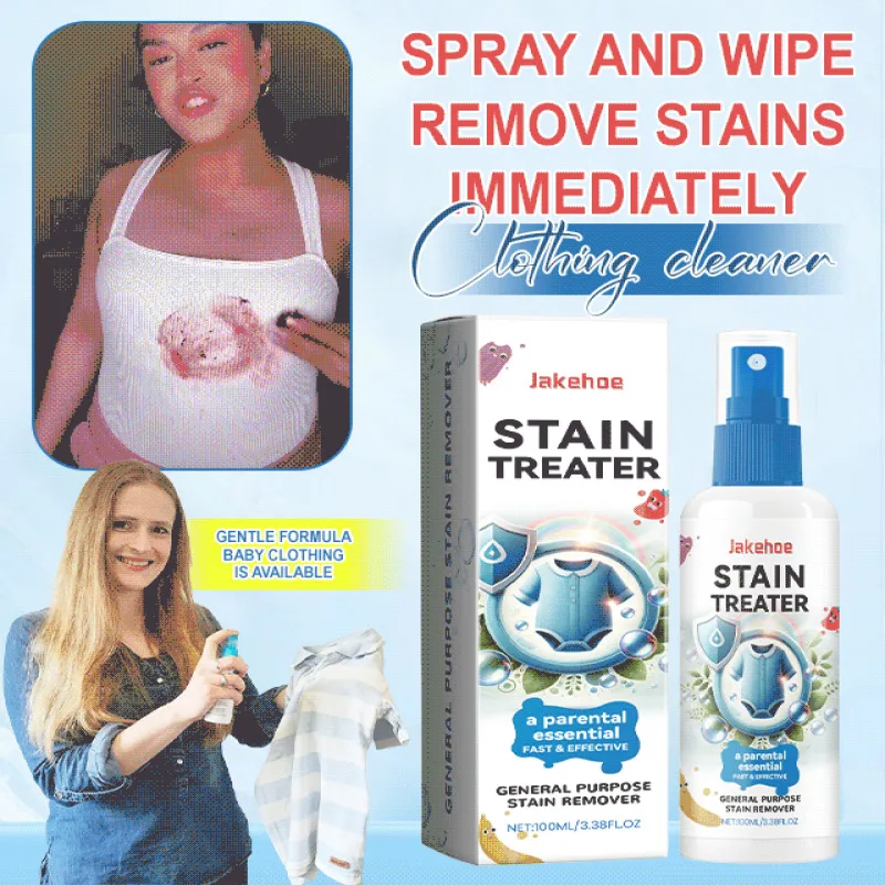 Clothing Cleaner Stubborn Oil Stain Remover Fabric Sofa Carpet Artifact Wall Cloth Cleaning Remove Yellow Detergent Clothing
