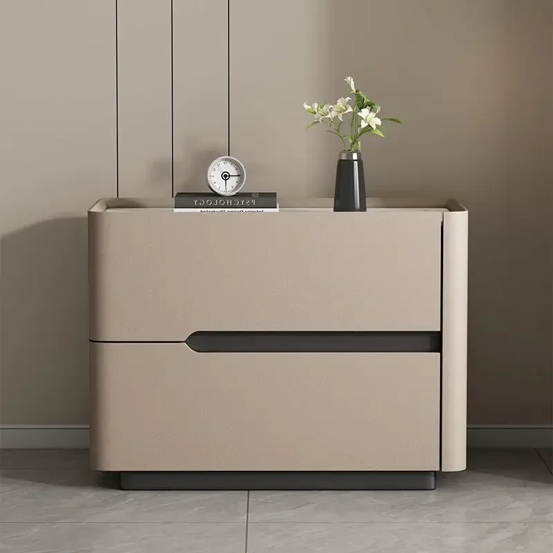 Nordic Modern Night Table Storage Aesthetic Luxury Minimalist Bedside Table Drawers Trendy Mesitas De Noche Bedroom Furniture