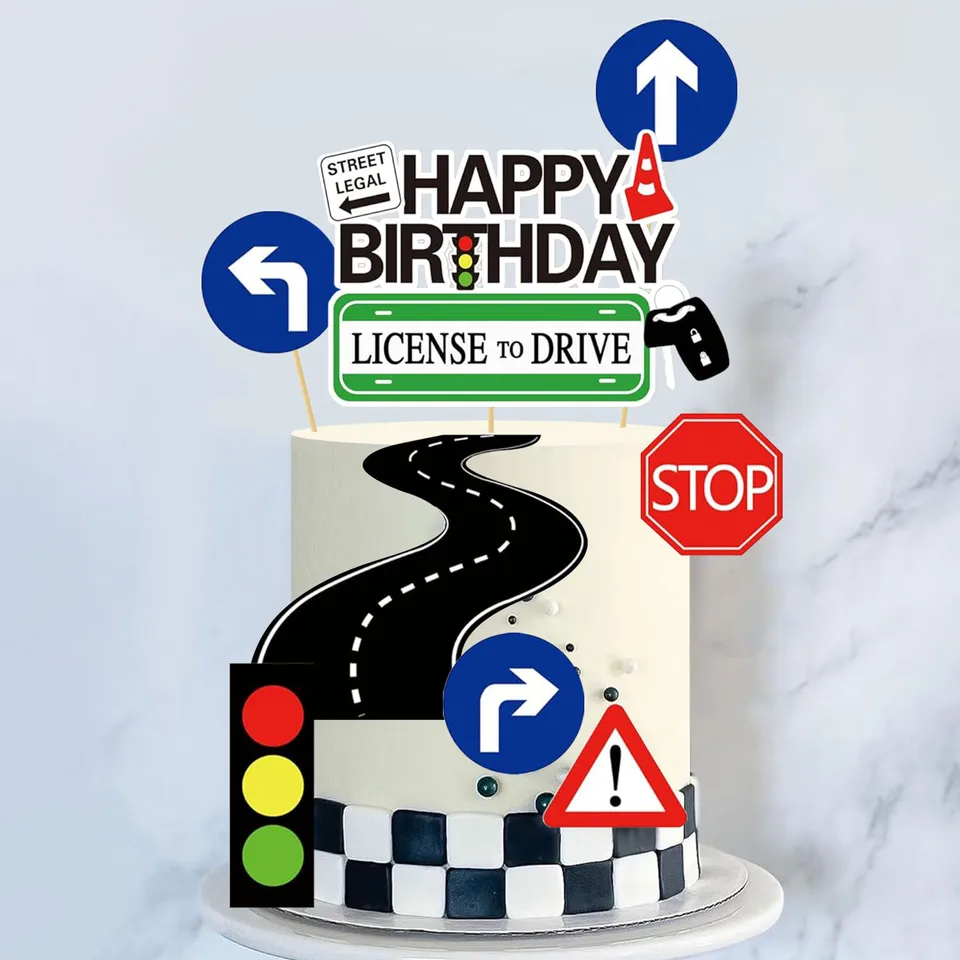 Happy birthday Cake Topper per torta di compleanno, decorazione per torta di compleanno, per ragazze, ragazzi, in legno, 1,23, 4, 5, 6, 7, 7, 8, 9, 10, 20, 21, 25, 30, 35, 40, 50, 55, 60, 70