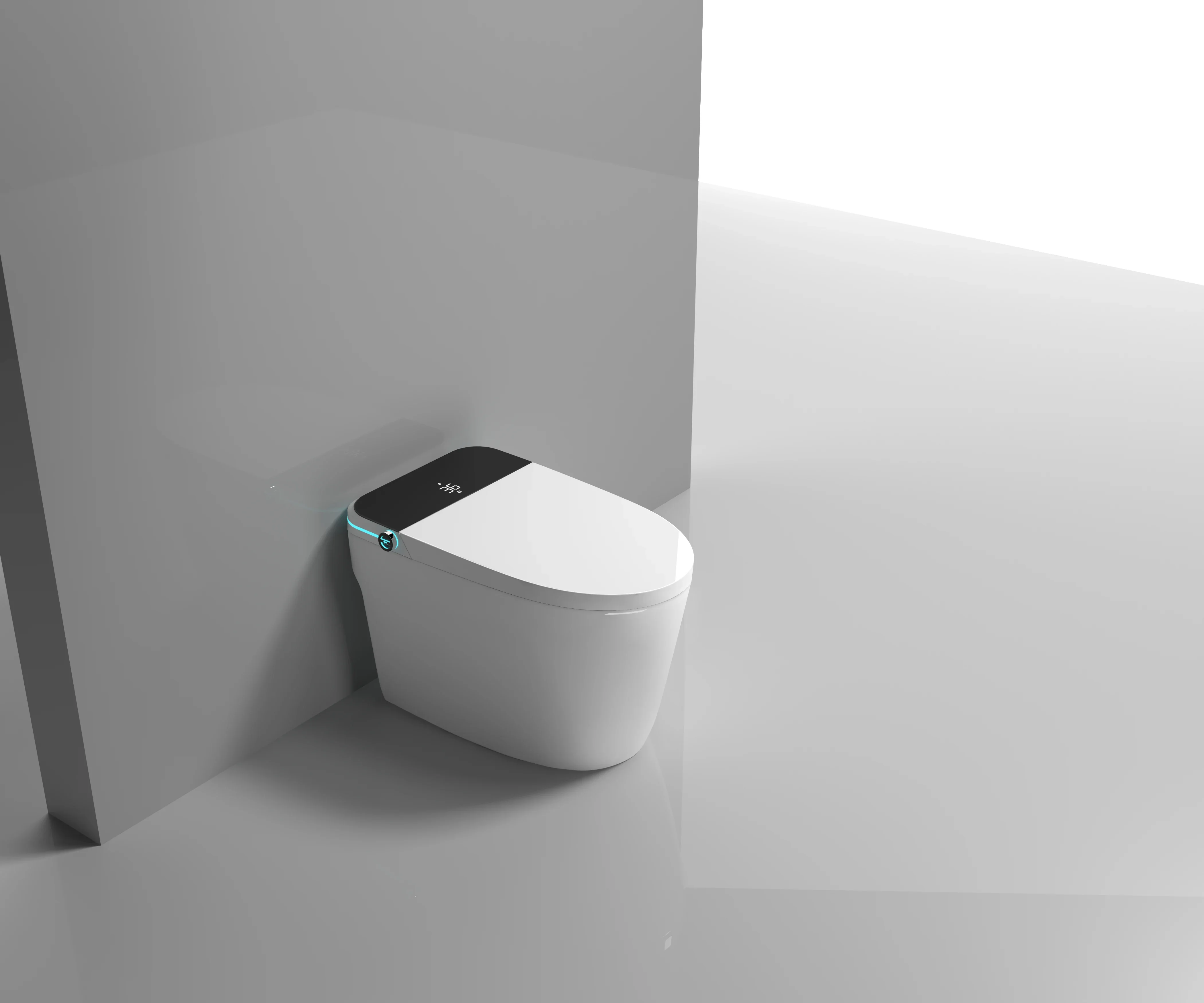 YYHC-European design hotel smart toilet with seat cover water closet bidet self clean Intelligent wc toilet 3