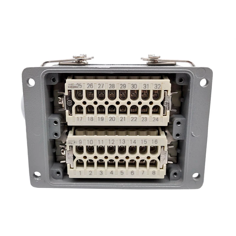 16a conexao retangular industrial do parafuso da tomada conector aviacao 04