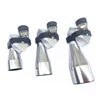 Portable 12x32 Mini Monocular Telescope Silver High Definition Corner Shape Metal Optical Monoculars for Outdoor Camping Travel 1
