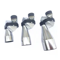 Portable 12x32 Mini Monocular Telescope Silver High Definition Corner Shape Metal Optical Monoculars for Outdoor Camping Travel 1