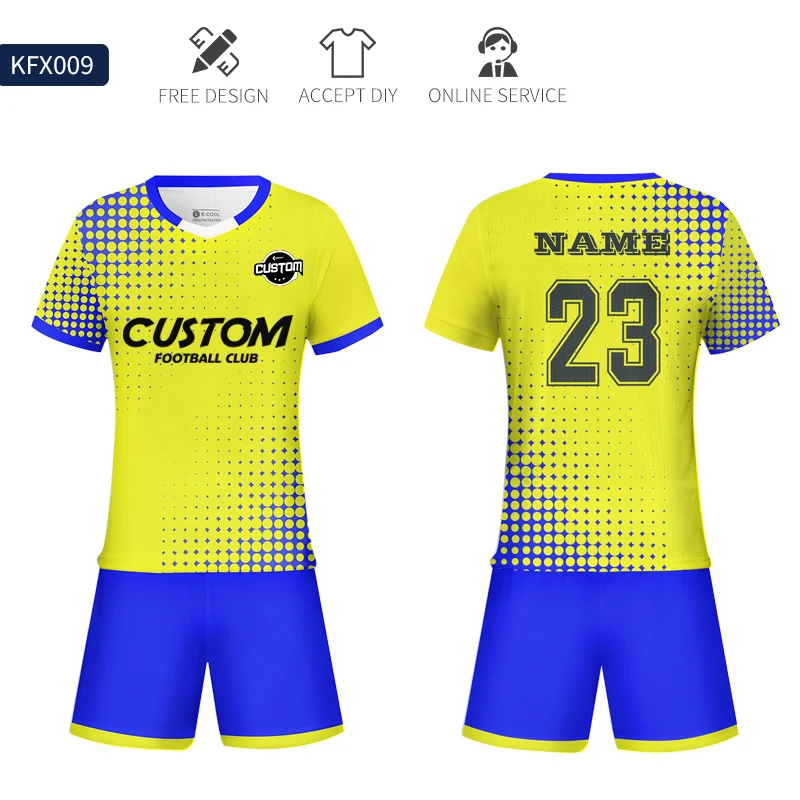 custom yellow black triangle pattern sublimation quick dry material  football jersey soccer jersey short - AliExpress