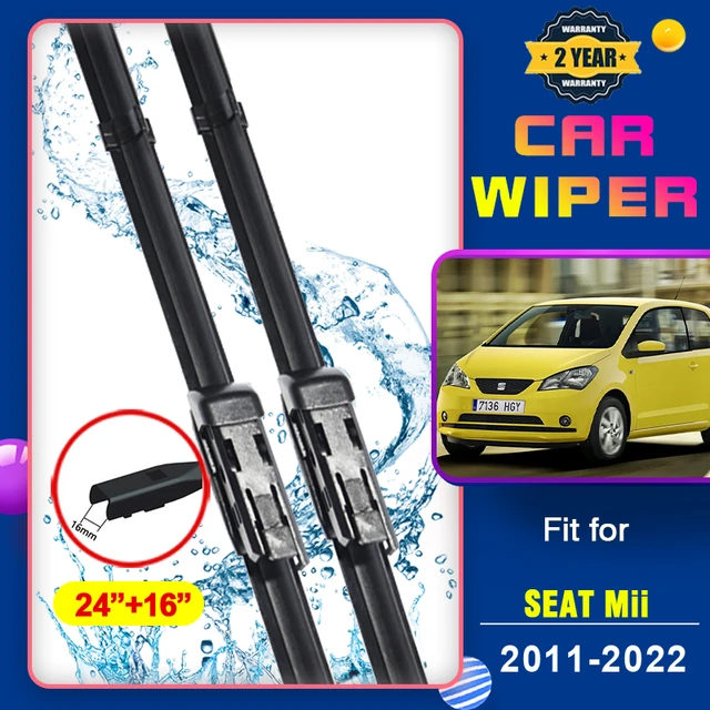 Limpiaparabrisas delantero para coche SEAT Ibiza, parabrisas de 24 + 16,  2009, 2010, 2011, 2012, 2013, 2014, 2015, 2016 - AliExpress