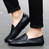 Breathable Man Mocasines Casual Loafers Leather Shoes For Men Slip On Formal Italian Male Driving Flat Chaussure Cuir Homme 2024 1