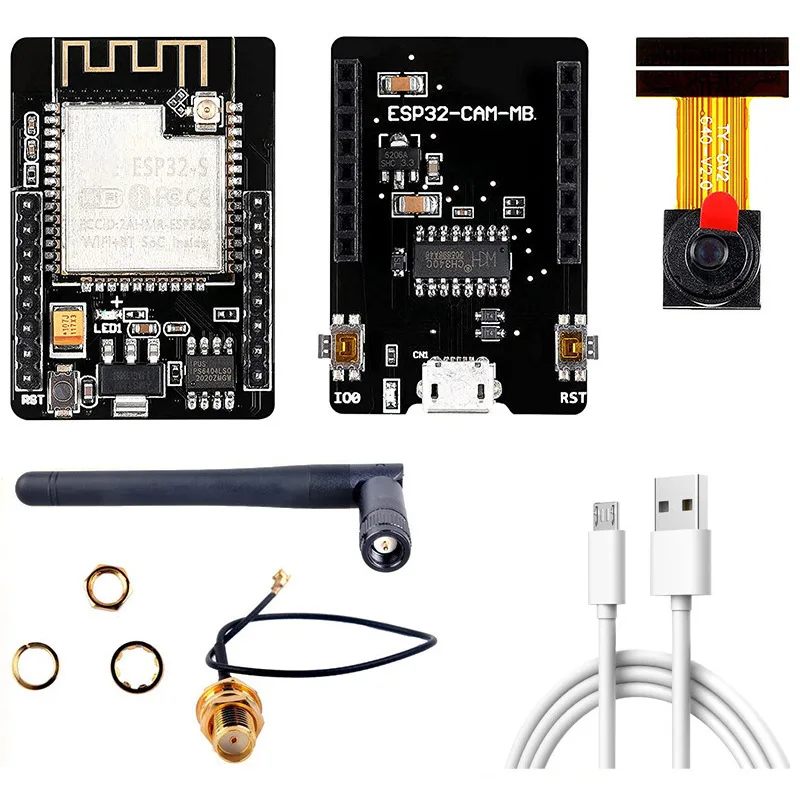 

NodeMcu ESP32-CAM - MB WIFI+Bluetooth Development Board OV2640 Camera