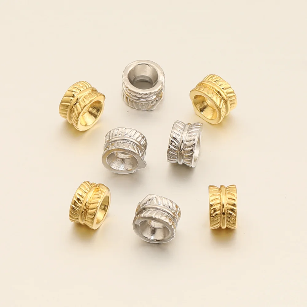 Cordial Design 5*8MM 100Pcs Jewelry Spacer/Cylinder Shape/Genuine Gold Plating/Jewelry Findings & Components/DIY Bead/Hand Made - cordial