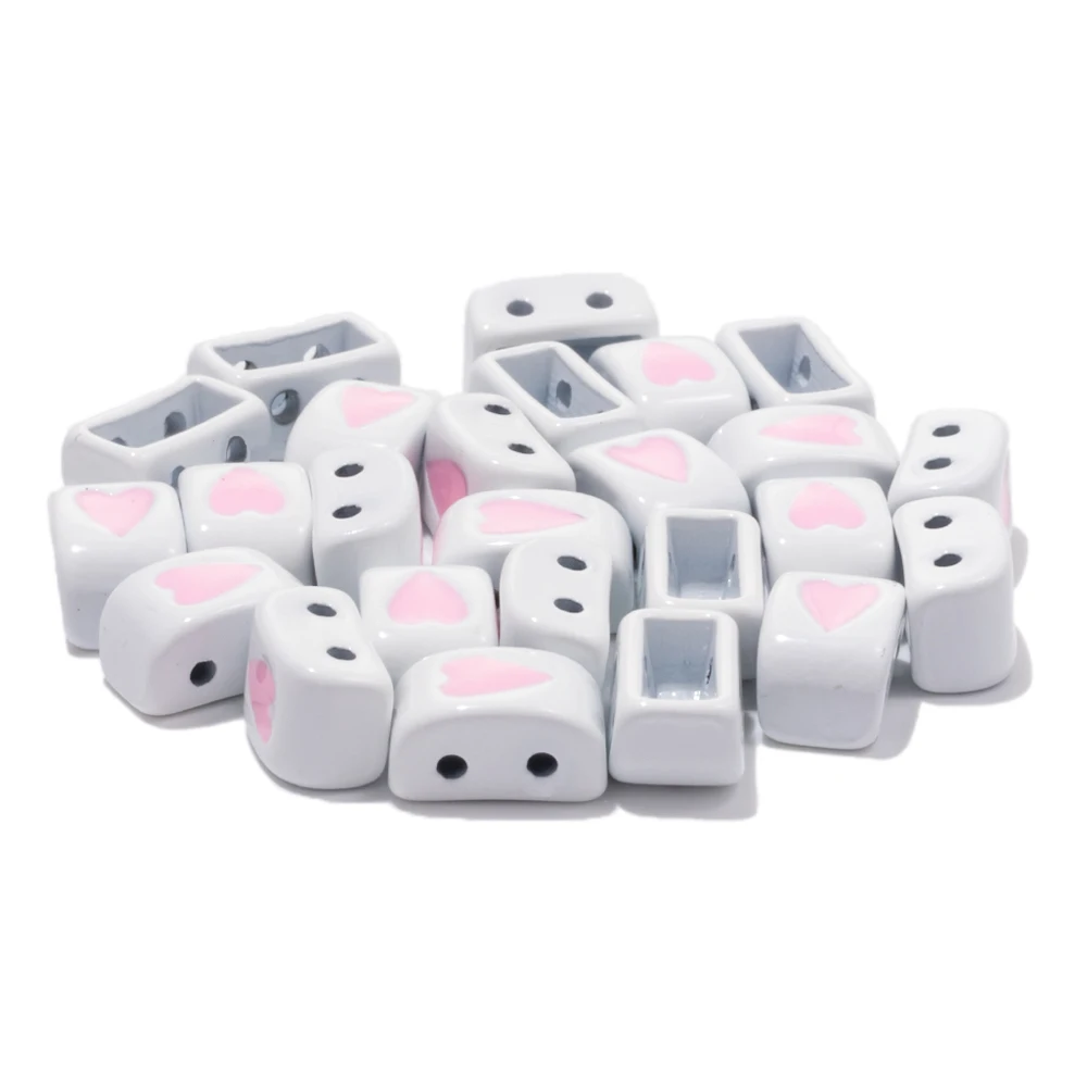 thumbnail image 1 of 30pcs New Arrival 6x9mm Arch Shape Beads For Jewelry Making Bohemian Elastic Rainbow Bracelets Accessory Diy Stranger Thing Bead, 1 of 5