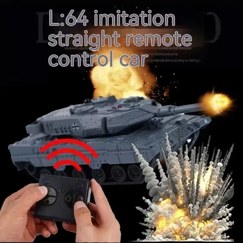 New Remote Control Tracked Tank 777-584 Mini Rc Tank Combat Military Tank Model Simulation Tiger Tank Popular Toy Puzzle Toy Boy 4
