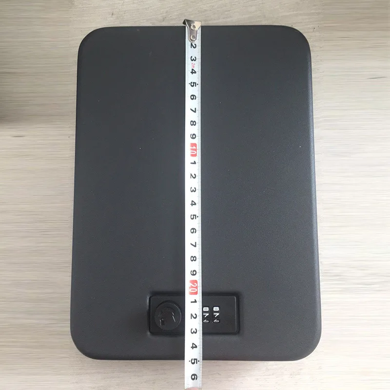 휴대용 충격 방지 암호 금고, 스테인레스 스틸 도난 방지 코드 잠금 금고, 휴대용 자동차 안전 상자, 1PC