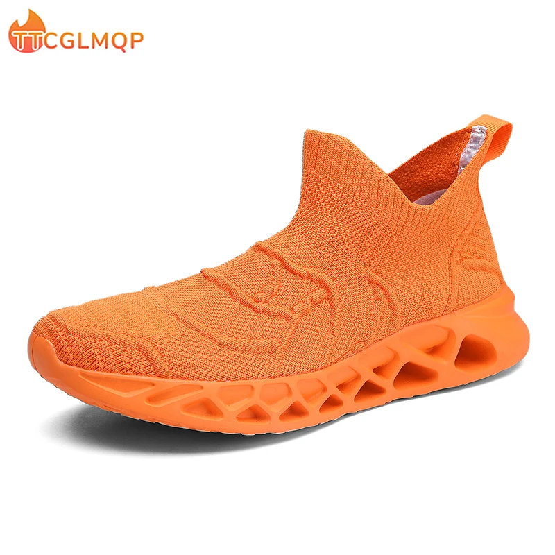 

Men Sneaker Blade Outsole Running Shoes For Men Fashion New Trending Walking Jogging Tennis Shoes Breathable Casual Sport Shoes