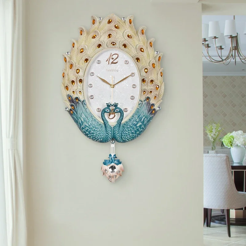 

Luxury Wall Clock Design Design Creative Nordic Vintage Design Silent Clock Wall 3d Large Bedroom Horloge Ornaments Home Decor