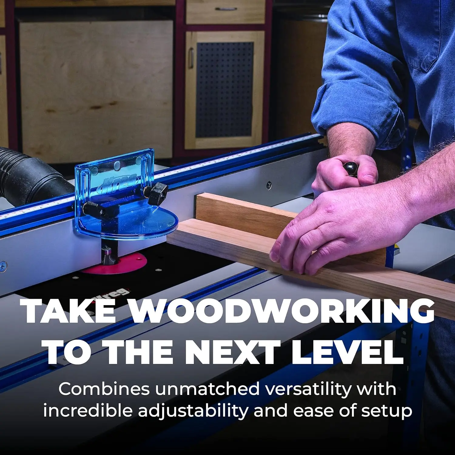 PRS1045 Precision Router Table System-Self-Squaring Router Table Fence System-Sits on Precision Top