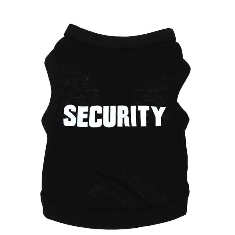 Politie Pak Cosplay Hond Kleren Zwarte Elastische Vest Puppy T-shirt Jas Accessoires Kleding Kostuums Pet Kleding Voor Honden Katten