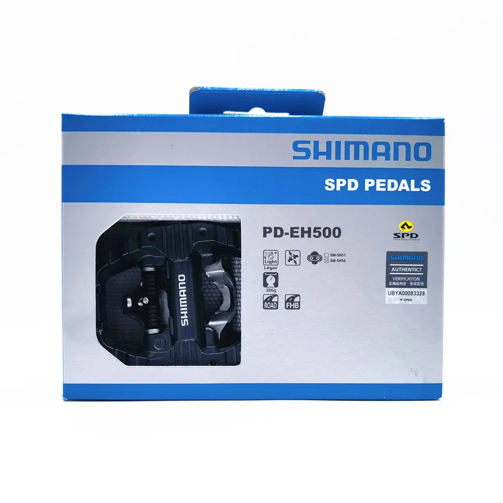 SHIMANO PD EH500 Dual-Sided Platform / Clipless SPD Pedals