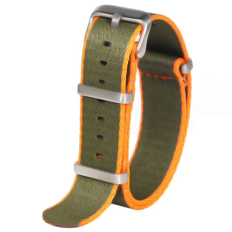 Comfortable Nylon Military-Style Washable Watch Band for Men