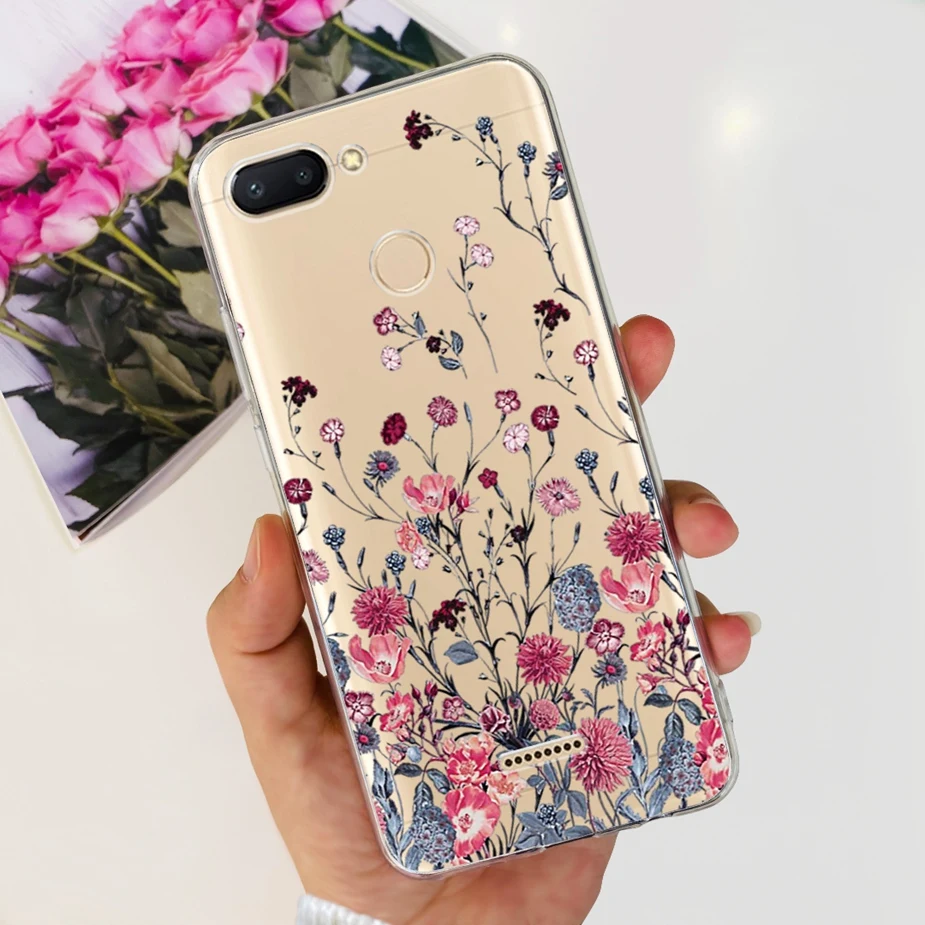 Cute Painted Clear Silicone Phone Case - Soft TPU Shell with Bumper Protection