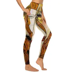 Gustav Klimt Leggings Freya's Tears Fitness Running Yoga Pants Push Up Aesthetic Leggins Stretch Custom Sports Tights