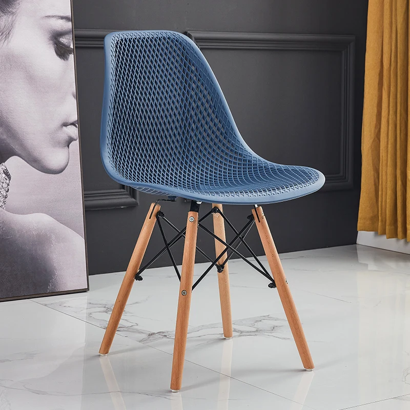Description Picture 6 of itemAccents Nordic Dining Chair Bedroom Modern Backrest Simple Dining Chair Originality Stool Muebles Hogar Balcony Furniture QF50DC