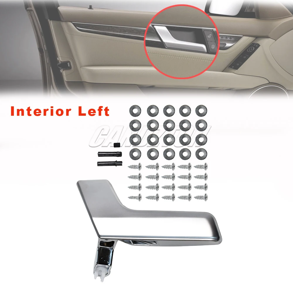 메르세데스-벤츠 C230 C250 C280 C300 C350 GLK250 자동차 왼쪽 및 오른쪽 내부 도어 핸들 도어 오픈 풀러 2047209562 2047202663