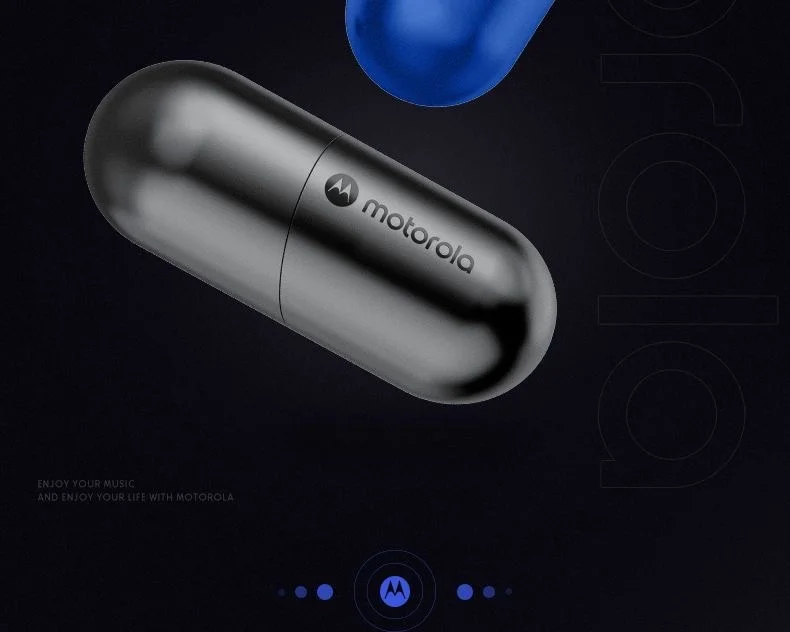 Motorola Buds400 Ear True Wireless Bluetooth Earphones for Outdoor Sports Running Music Intelligent Touch Waterproof Headphones