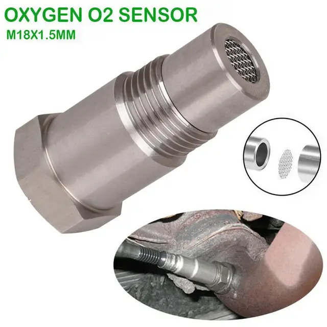 2-Pack CEL Fix Oxygen Sensor Adapter – M18x1.5 Off-Road Performance O2 Sensor Spacer for Automotive Catalyst & Off-Road Vehicles 4