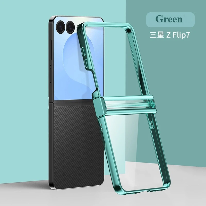 Premium Electroplated Clear Protective Case with 3-Piece Set