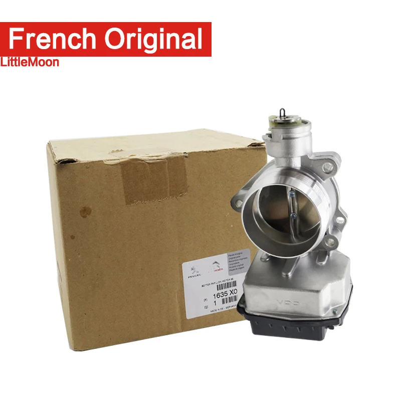 Original throttle Electronic throttle assembly 1635X0 9650787380 for Citroen C4 C5 C8 Jumpy New Peugeot 307 407 2.0