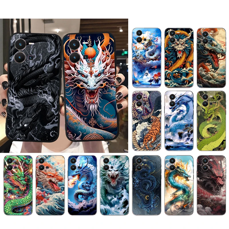 

Dragon Case For VIVO Y53S Y33S Y01 Y11S Y31 Y21 Y70 Y21S Y72 Y35 V27E V23E V21 V2023 V21E