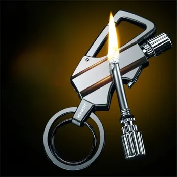 Portable Outdoor Metal Lighter – Waterproof Survival Tool 1