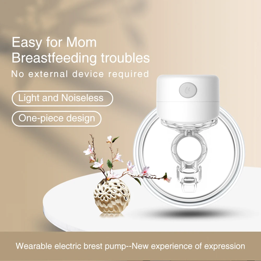 Hands Free Electric Breast Pumps Mother Milk Extractor Portable Breast Air Pump Wearable Wireless Breast pump UV disinfectable 3