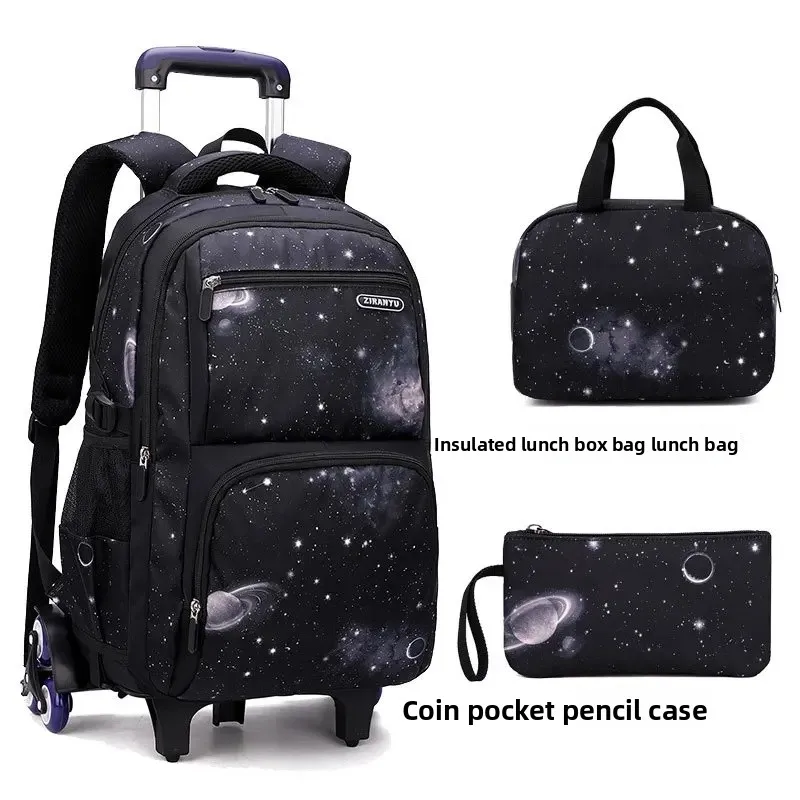 5104 black starry sky three-piece set + Big Wheel
