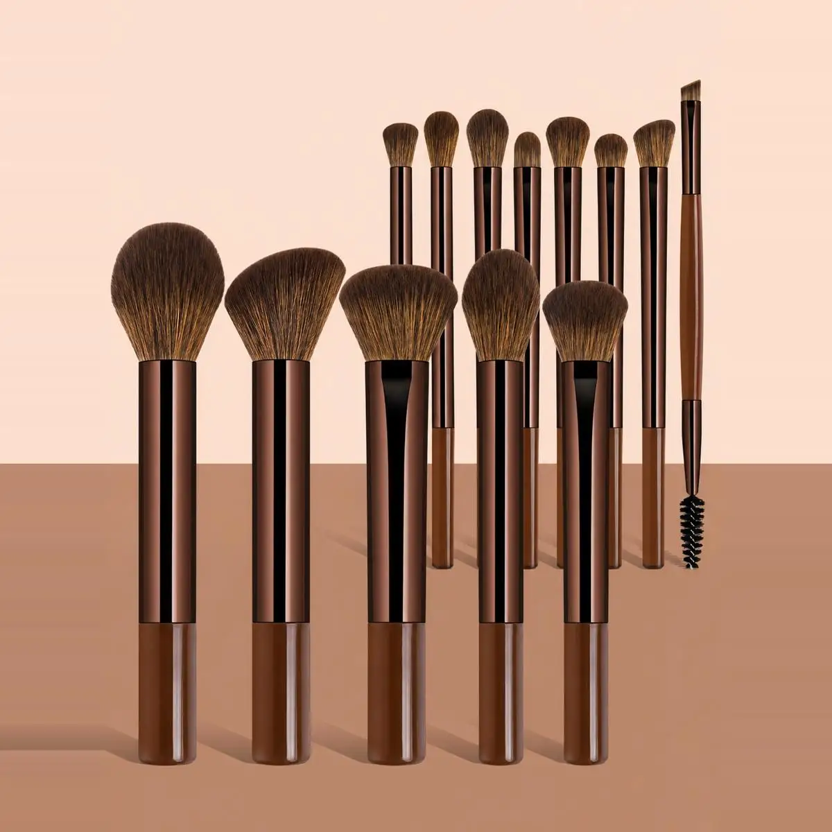 17pcs Makeup Tools Including Foundation Brush Blush Brush Loose Powder Brush Eyeshadow Brush Eyelash Brush Eyelash Brush Eyebrow - 6