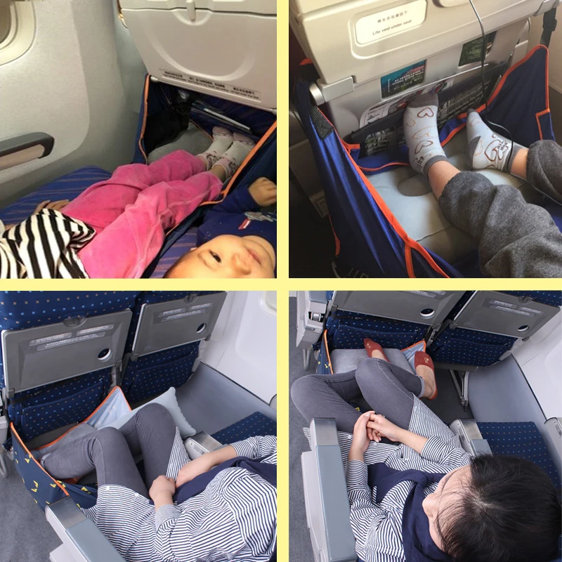 Inflatable Camp Pillow Air Mattresses Bed Easy Storage Adult Kids Sleeping Bed Children's Travel Accessory High-Speed Rail Plane