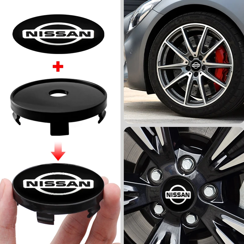 4pcs 56mm 60mm Car Wheel Center Hub Cap Rim Cover Emblem Stickers