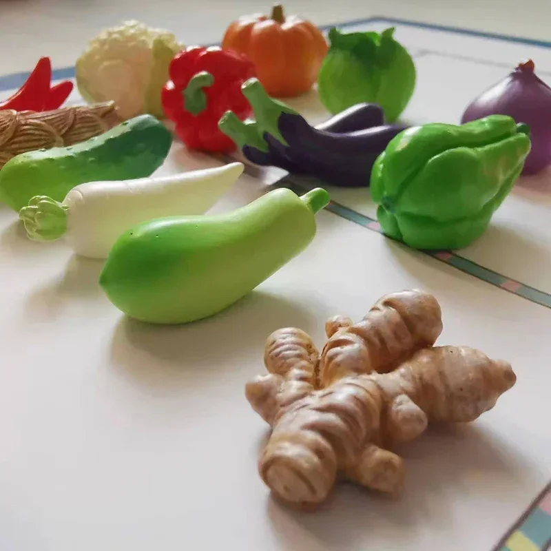 Miniature Fairy Garden Vegetable Figurines for Terrariums and Dollhouses