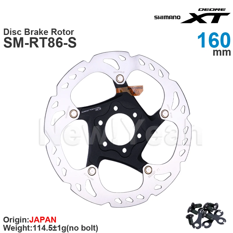 시마노 데오레 XT M8000 SLX - 6 볼트 디스크 브레이크 로터 SM-RT86, 203mm, 180/160mm  부품