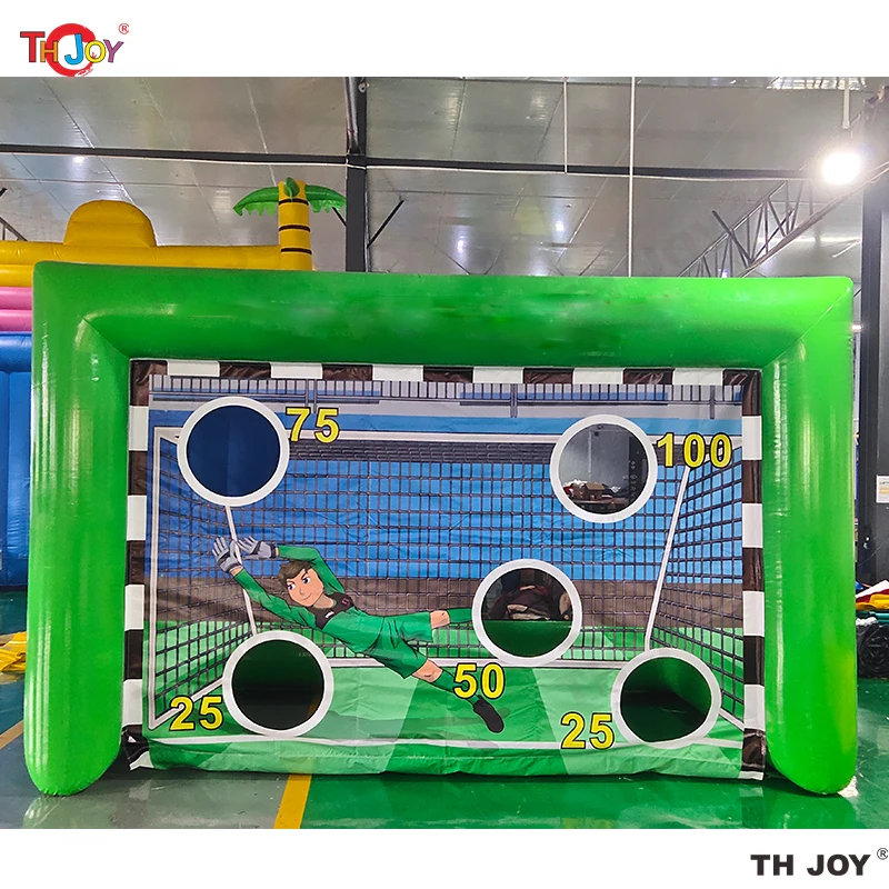 4x2m inflatable football soccer toss game,inflatable football target,inflatable soccer shooting goal 4