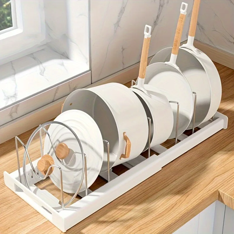 Expandable Pot Organizer Rack 2