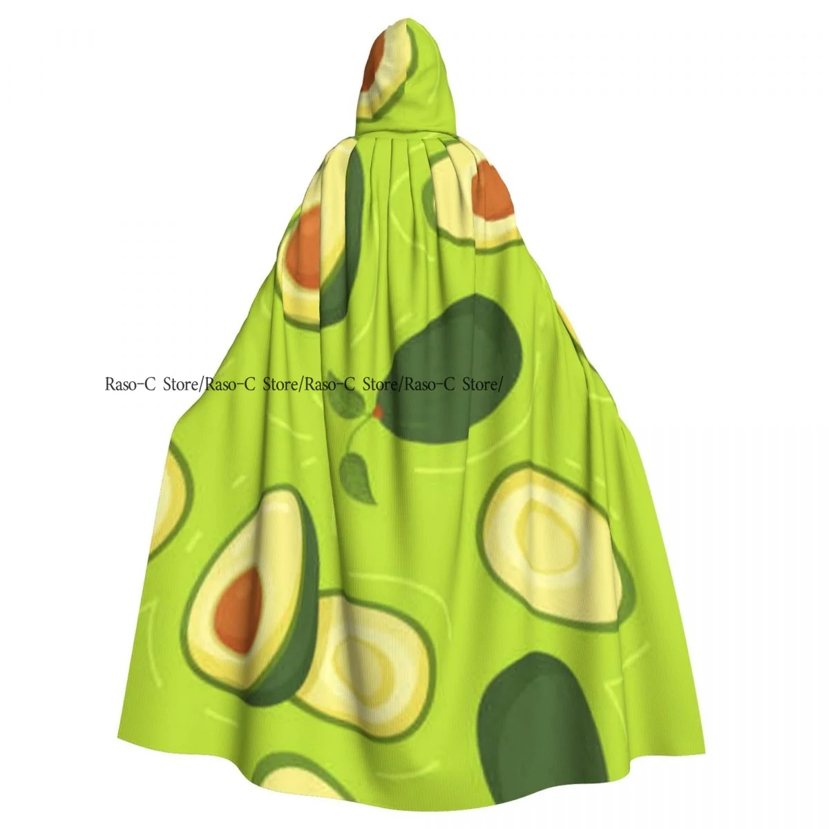 

Hooded Cloak Unisex Cloak with Hood Avocado Pattern Cloak Vampire Witch Cape Cosplay Costume