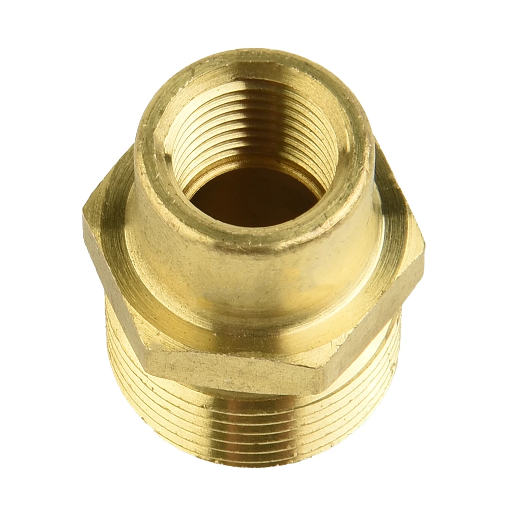 

Tool Parts Brass Adapter ​Pressure Washer M22 X 1/4\" NPT Female Plug Quick Connection Replacement Brand New Durable