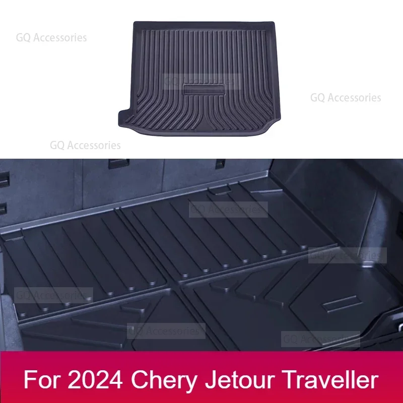 

Car Trunk Mat Fit for Chery Jetour Traveller T2 2023 2024 Jetour T2 TPE Anti-dirty Mat Rear Trunk Mat